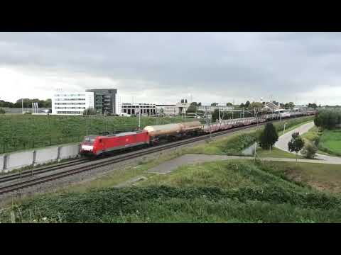 (HD) Treinen op de/Treinen op de Betuweroute te Sliedrecht - 18/9/19