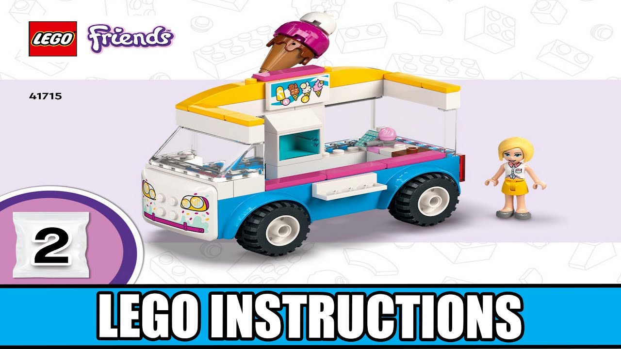 LEGO® Friends Ice-Cream Truck Toy 4+ Set, 41715