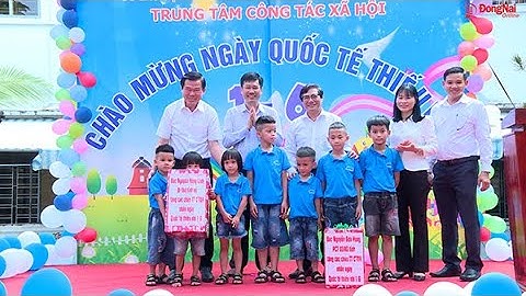 Bí thư Tỉnh ủy Nguyễn Hồng Lĩnh thăm, tặng quà tại Trung tâm Công tác xã hội nhân dịp 1-6