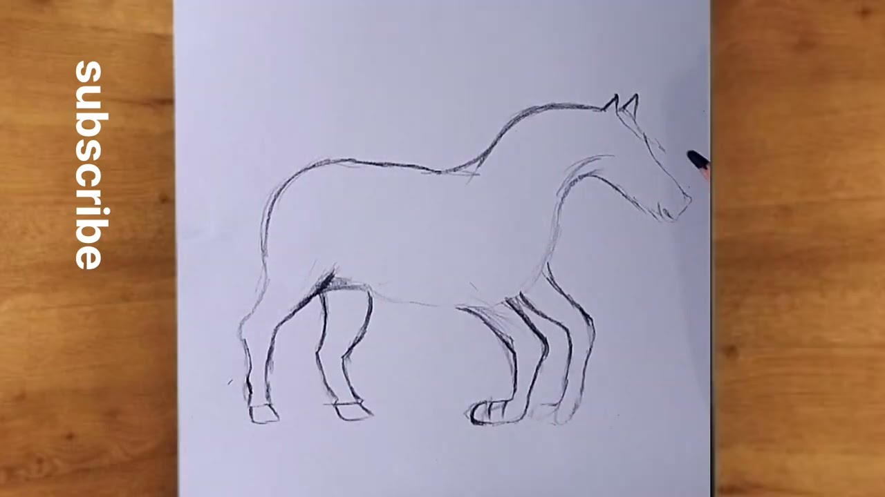 Horse 🐎 drawing 