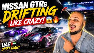 Witnessed Dubai's CRAZIEST Drift Show! 😱🏎️ Nissan GT-Rs Gone Wild! 🇦🇪