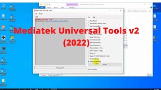 Mediatek Universal Tools v2 (2022) By  frp solution /Mediatek Universal Tools