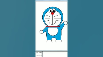 Doraemon Animation Using Python Turtle #shorts #python #coding