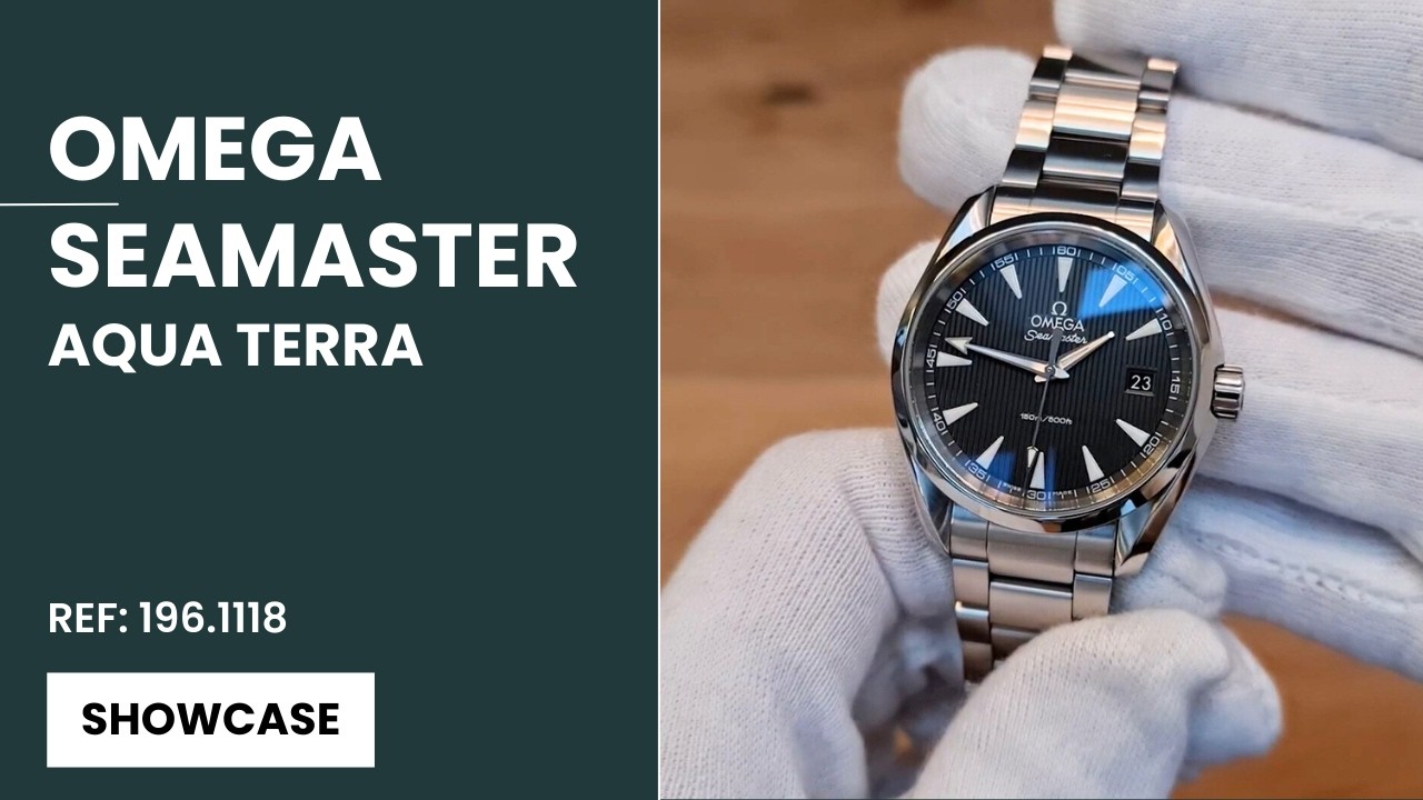 Omega Seamaster Aqua Terra | Ref 196.1118 | 4K | Showcase