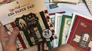 10 on the 10th Christmas Cards with Echo Park's Away in A Manger Collection