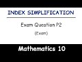 Index notation Simplification | Mathematics Paper 2