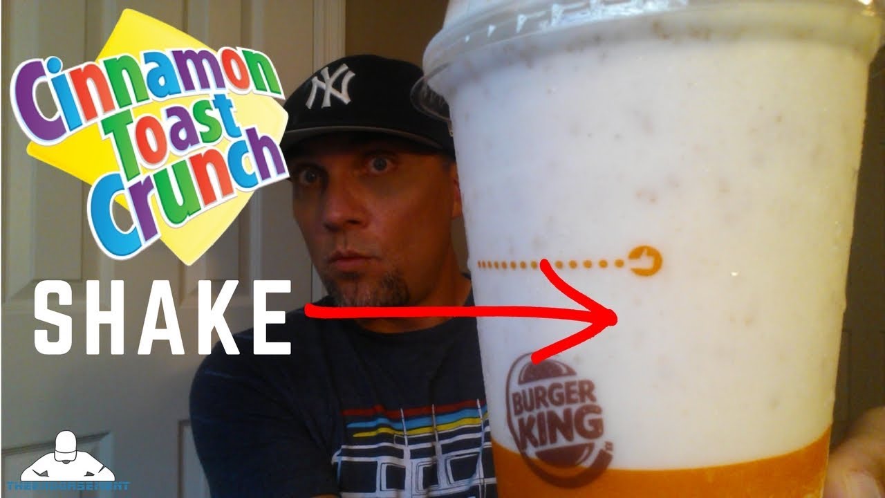 BURGER KING® CINNAMON TOAST CRUNCH SHAKE REVIEW YouTube