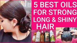 5 BEST OILS FOR STRONG LONG THICK & SHINY HEALTHY HAIR | RARA | deep oiling part2 | haircare routine