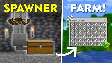 Easiest Spawner XP Farm In Minecraft 1.21 Bedrock & Java!