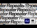 Repeater tutorial free ae plugin