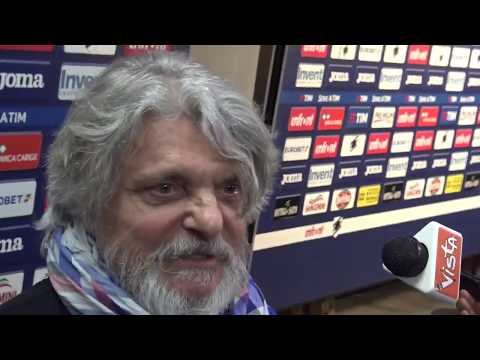 Sampdoria-Genoa, le parole del Presidente Ferrero in zona mista