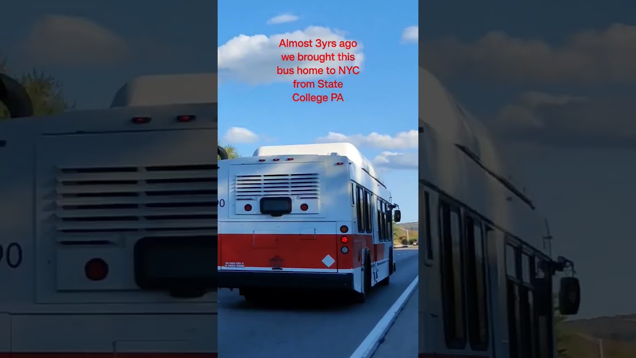 Almost 3yrs ago we purchased this New Flyer C40LF from State College PA to NYC how time flies.