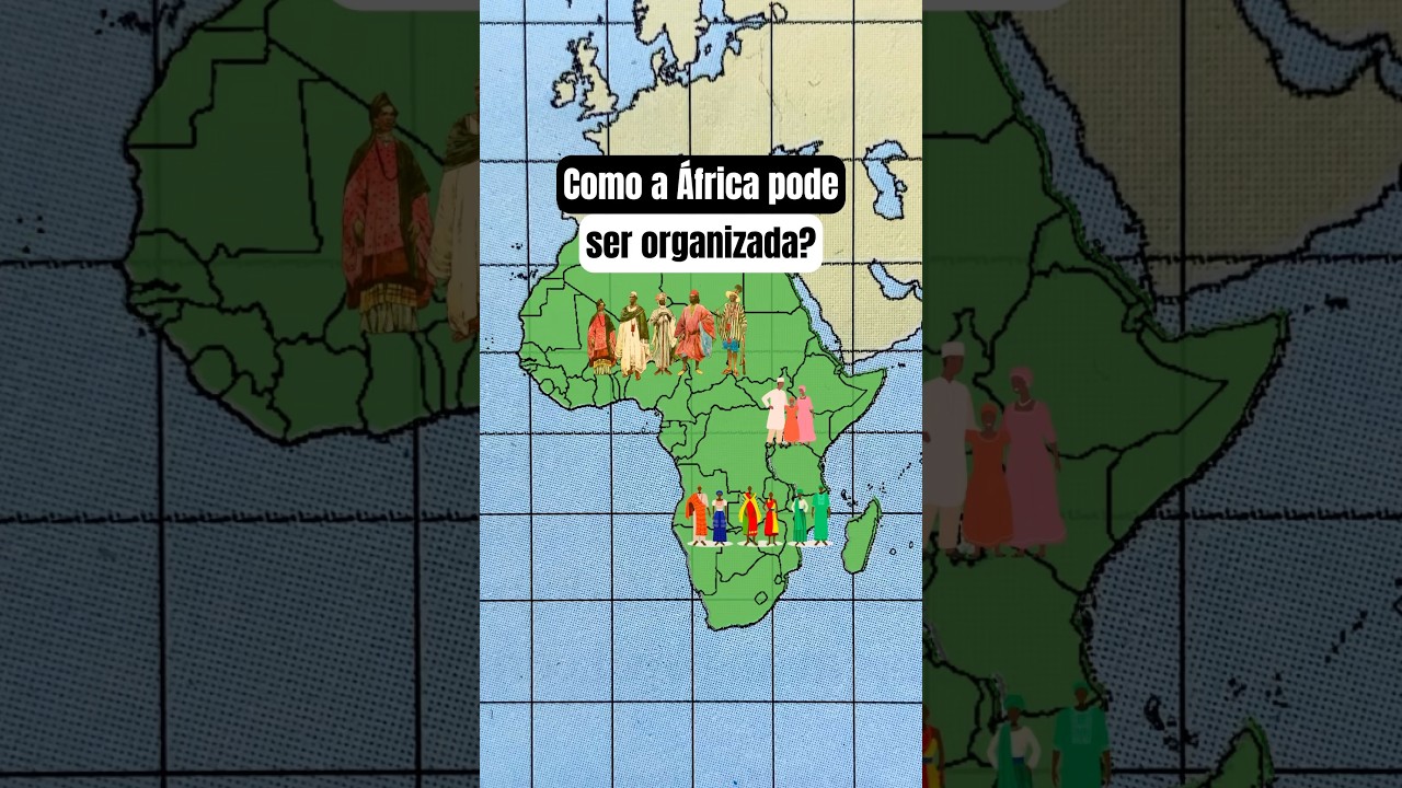 Como a África pode ser organizada? #geografia #africa