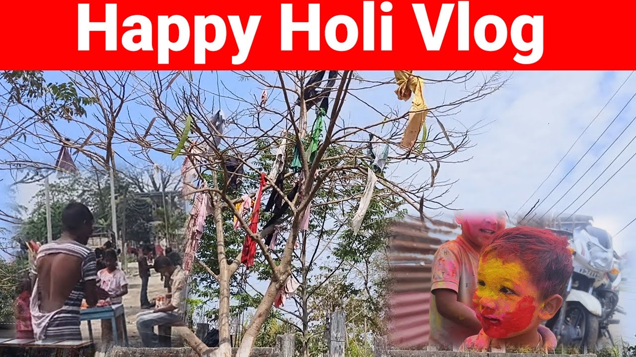 Happy Holi Vlog / Bachhon Ki Holi With ❄️ Colddrink