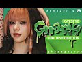 KATSEYE GNARLY Line Distribution