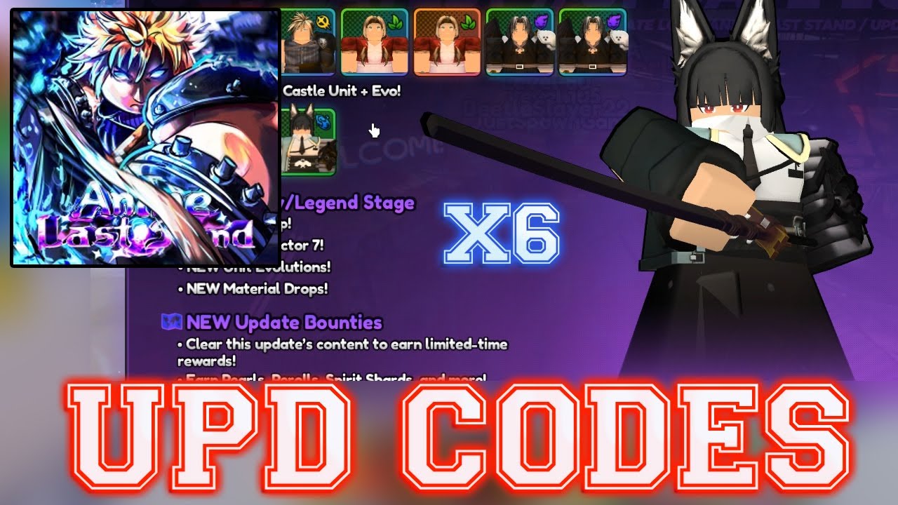 X6 LUCK! New Update & Codes in Anime Last Stand Roblox - YouTube