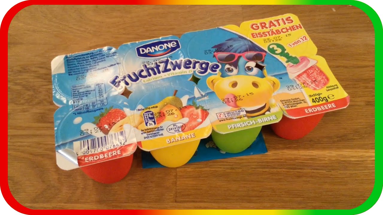 Danone Fruchtzwerge Yogurt Test Youtube 
