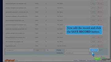 How to edit or delete MX Record in cPanel using the DNS Zone Editor with TPC Hosting