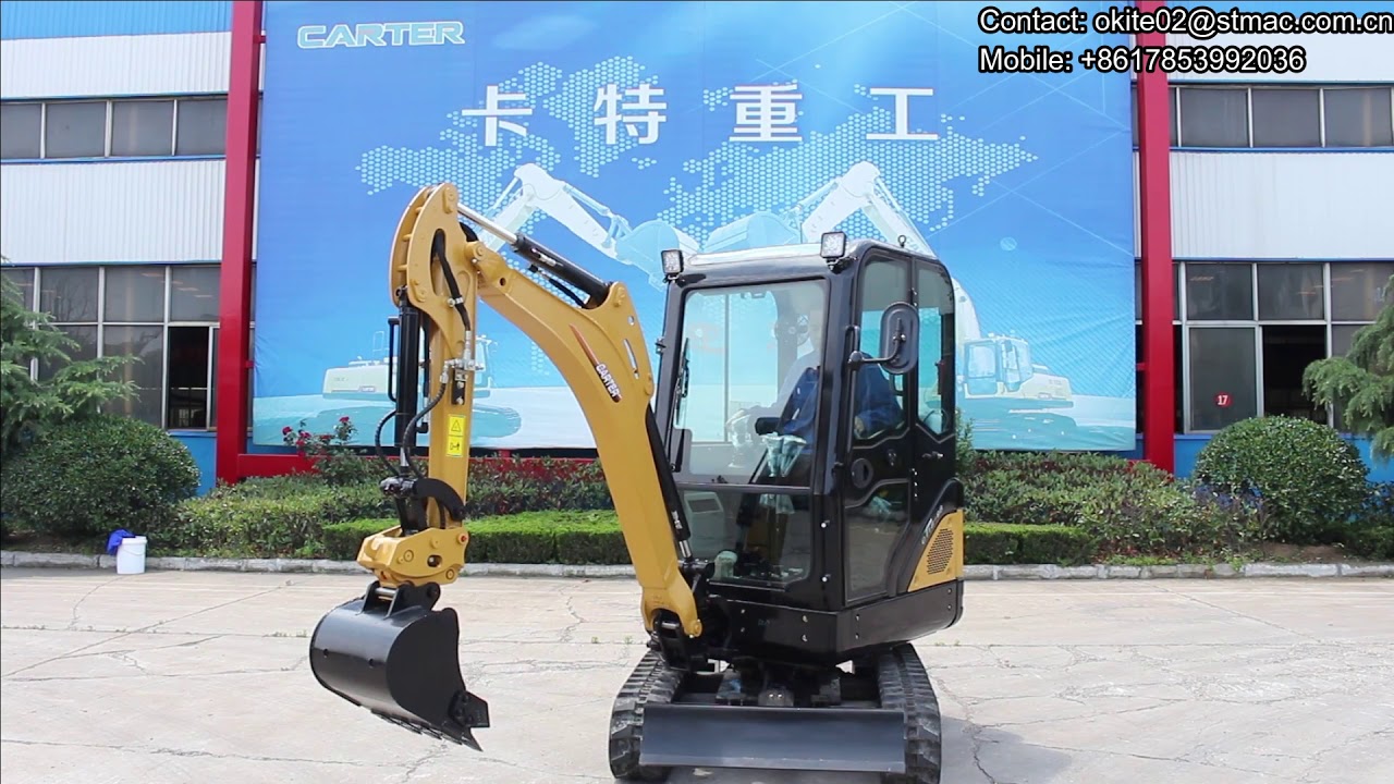 CT18 9B Excavator Operation demo