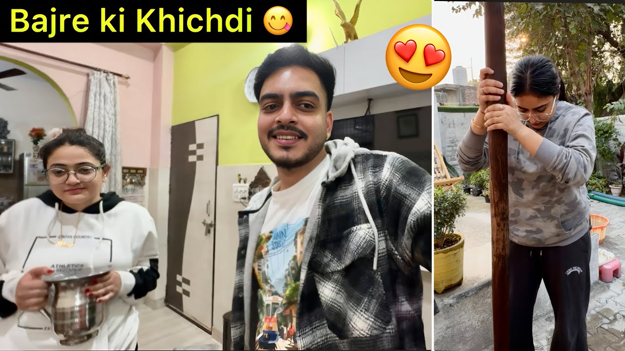 Chinu ne Khichdi banai Rachit Sibbu ke liye❤️