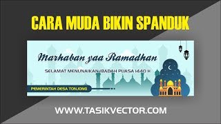 Cara Membuat Desain Spanduk Banner Ramadhan di Corel Draw X7