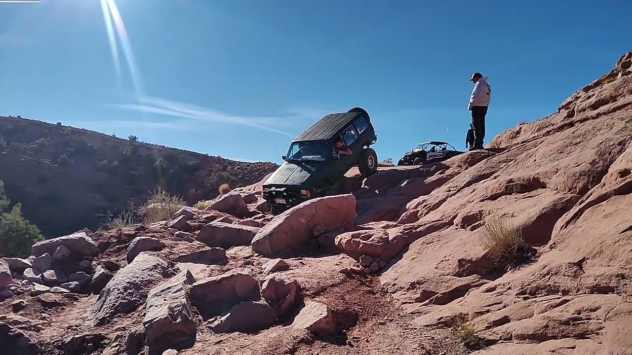 The "Mountain Goat" our Jeep XJ on Steel Bender! Moab Utah 