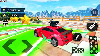 Ramp Car Stunts Impossible Tracks 3D - Mega Ramps Ultimate Race Shooting Game - Android GamePlay screenshot 2