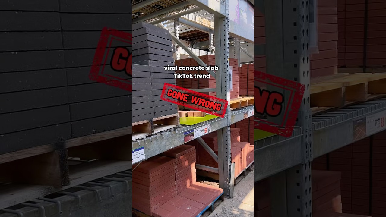 Viral Concrete Slab TikTok Trend Gone Wrong 😳 