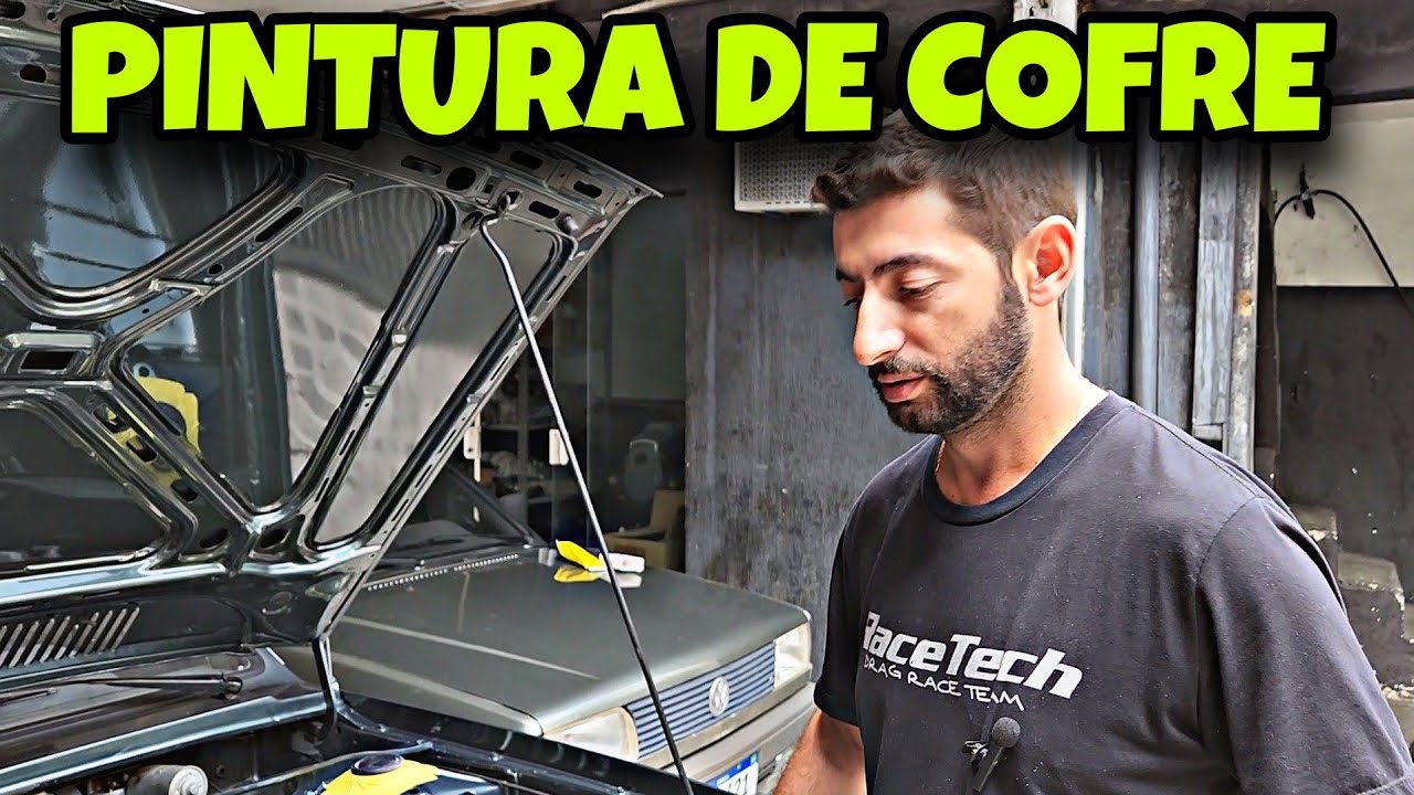 Pintura cofre do motor GOL AP turbo - Racetech 