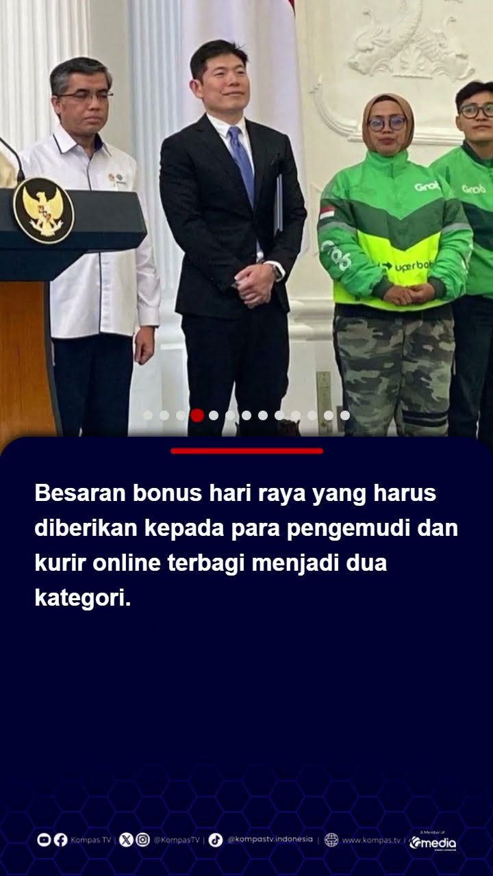 Menaker Jelaskan Besaran Bonus Hari Raya untuk Ojol dan Kurir Online, Cek Syarat Penerimanya #ojol
