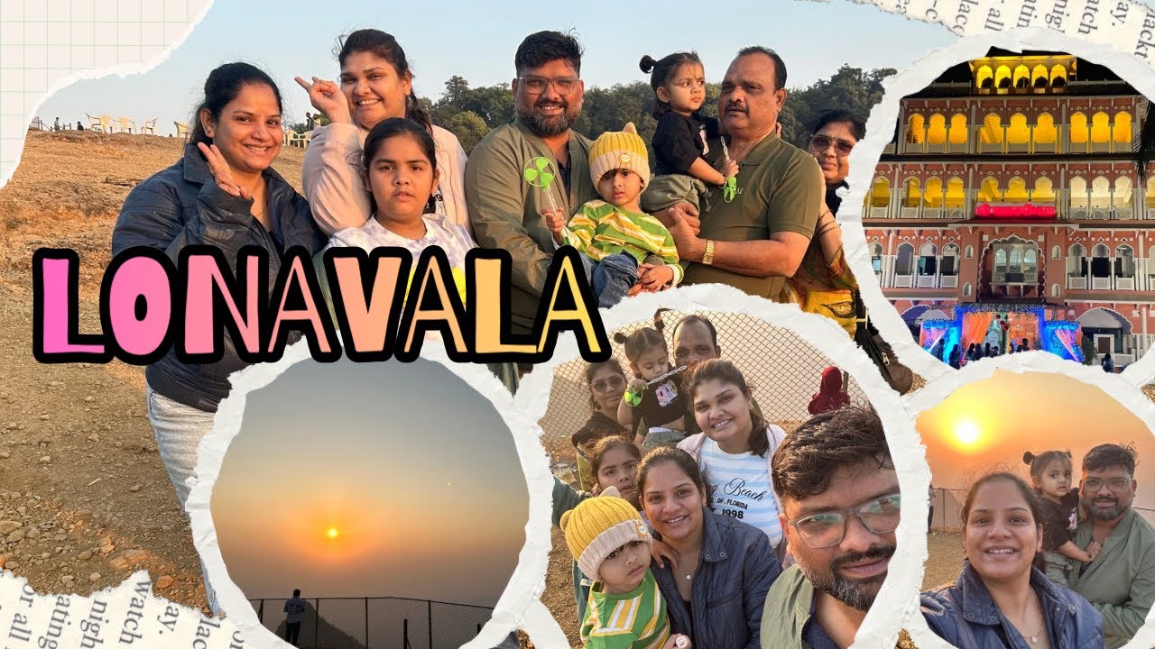 Picnic चा pahila stop लोणावळा/ निसर्गरम्य संध्याकाळ आणि सुंदर sunset/ Guesthouse ची “TOUR”.#tourlog 