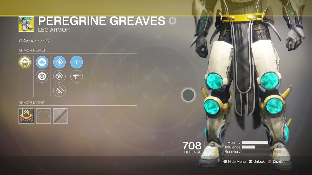 pic Peregrine Greaves Ballistic Slam destiny 2 peregrine greaves exotic leg armor last minute drop