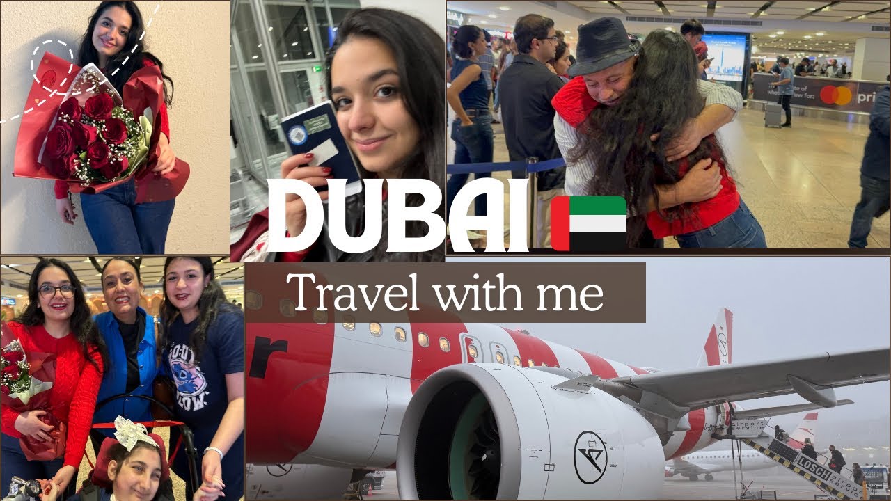 من ألمانيا إلى دبي | لحظة رجوعي لأهلي بعد  الغياب 🥹