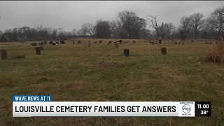 Families with loved ones buried at Louisville Cemetery hear from owner, get answers