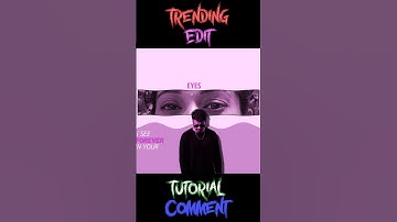 I See Forever In Your Eyes Reels Editing Tutorial In Tamil | Alight Motion Xml File | #shorts