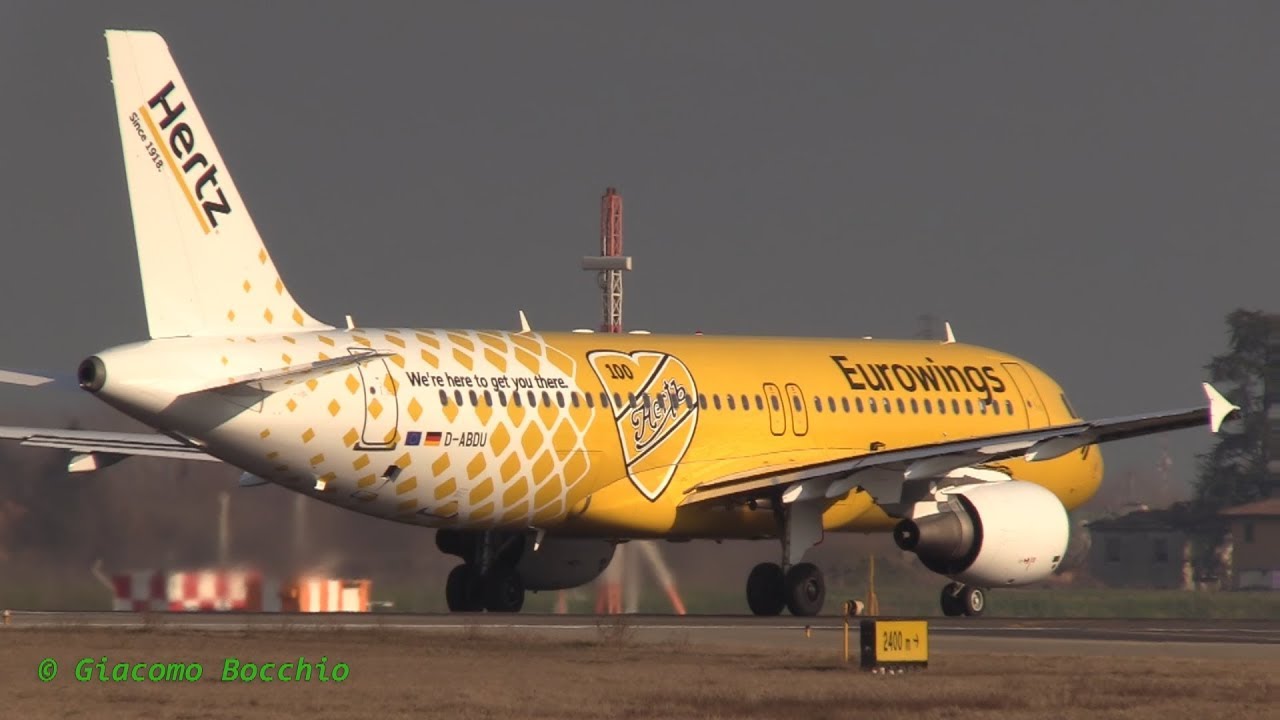 NEW! Eurowings Hertz 100th Special Bologna G.Marconi Airport YouTube