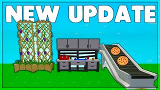 NEW UPDATE - GRAPES, NEW TREES, BAKER & MORE (Roblox Skyblock)