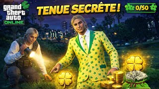 EMPLACEMENT DES 25 TRÈFLES PORTE BONHEUR ! SAINT PATRICK GTA 5 ONLINE 