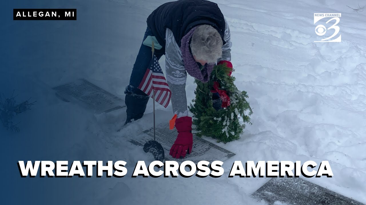Volunteers brave the cold to remember and honor veterans for Wreaths Across America Day