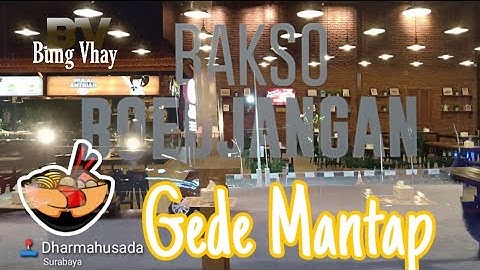 Bakso Boedjangan Surabaya || Kuliner Bakso Paling enak