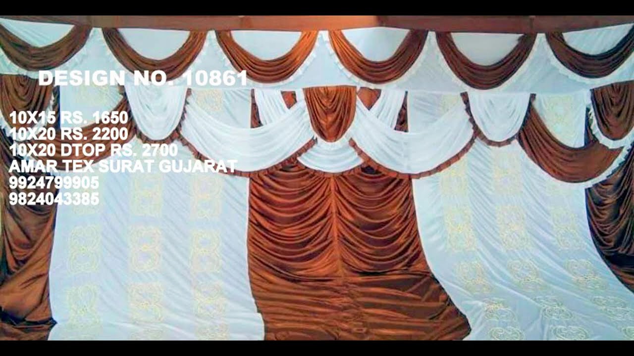 Affordable Designer Ceiling Cloths for Indian Weddings call now 9924799905