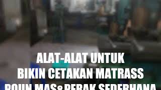 alat-alat sederhana buat bikin cetakan matras mas&perak poun