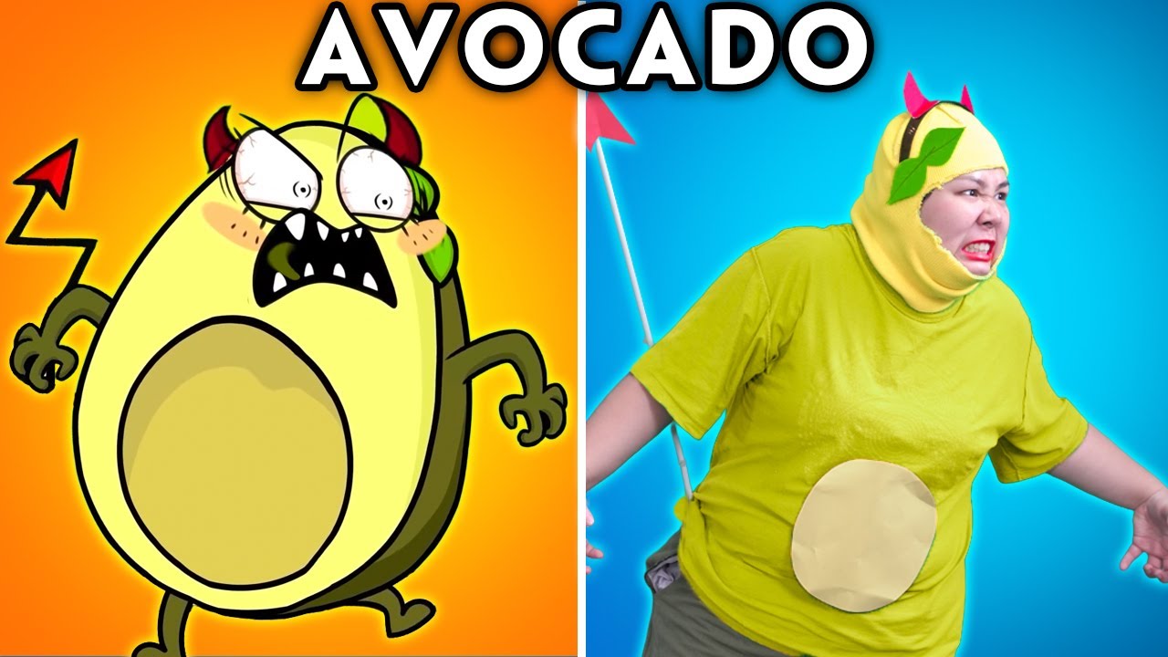 AVOCADO WITH ZERO BUDGET! (AVOCADO FUNNY ANIMATED PARODY) | Hilarious Cartoon