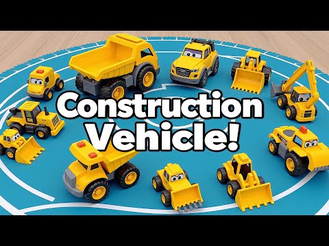Construction Toy Trucks Sports <strong>Day</strong> + Fun Kids Animation &amp;<strong>amp</strong>; Nursery Rhyme - Little Harmony리틀하모니