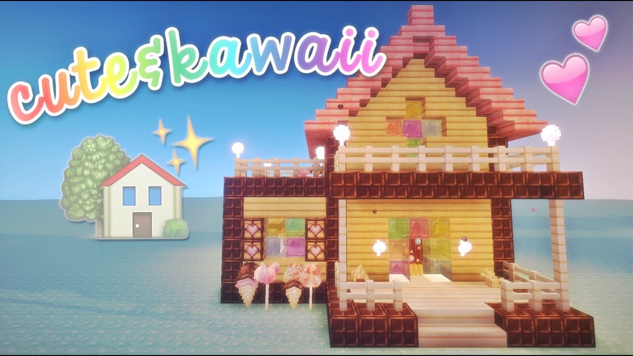 Cute survival house! 🏠 Minecraft tutorial :3 - YouTube