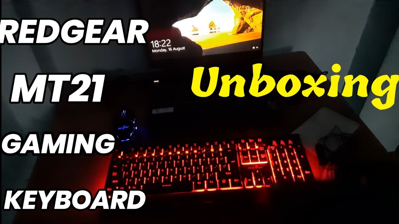 Redgear MT21 Tournament Edition Gaming Keyboard Unboxing Redgear