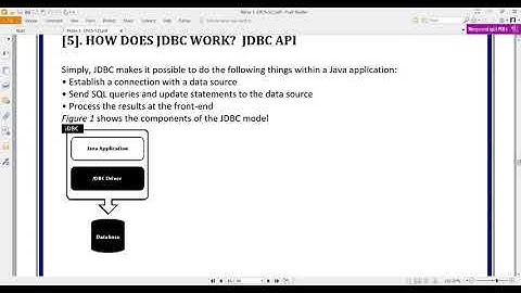 JDBC API-JDBC Drivers-STEPS TO CONNECT DATABASE-JDBC TO QUERY DATABASE