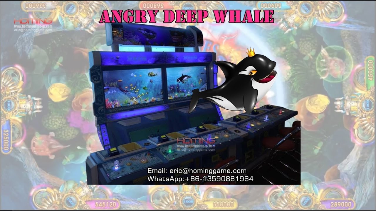 HK & USA Agents Sold Gambling Machine | Angry Deep Whale Fishing Game Machine Play Demo Part 1