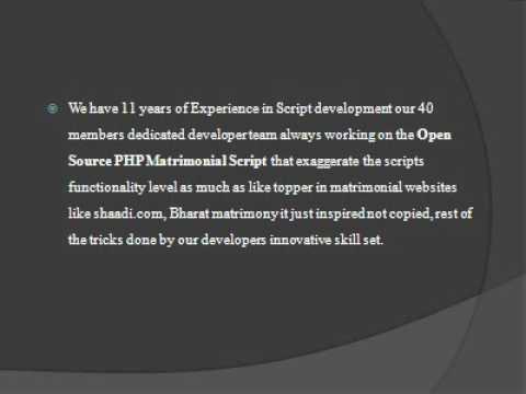 Matrimonial Website Script