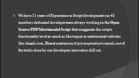 Matrimonial Website Script